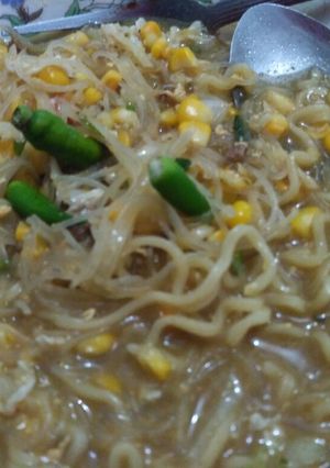 Foto resep Mie godok jagung simple