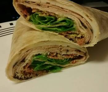 The New Way Cooking Recipe Chicken Bacon Avocado and Swiss wrap Delicious