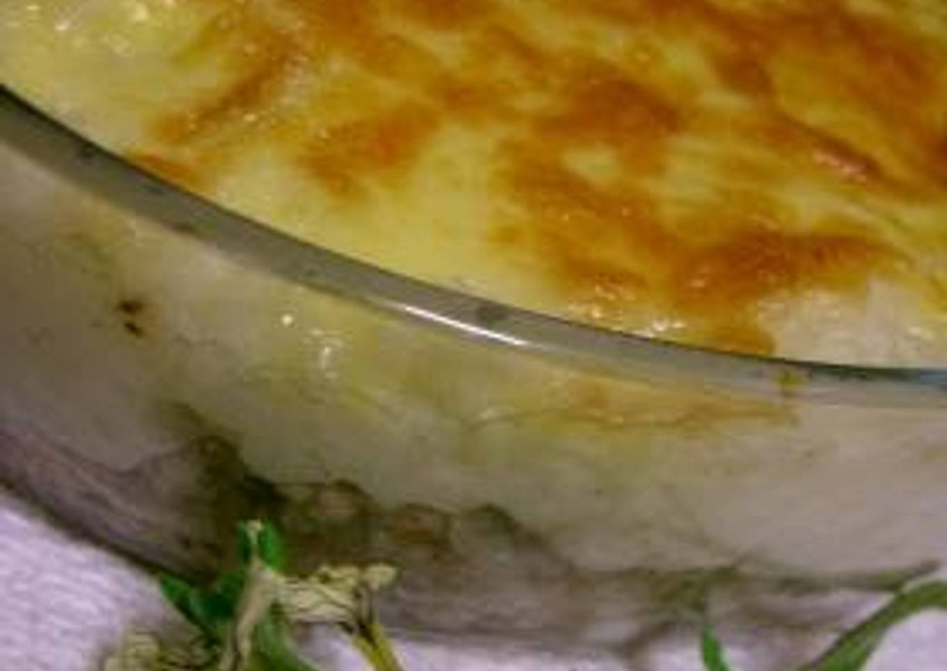 Ground Pork and Mashed Potato Gratin