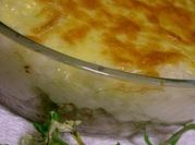 A picture of mashed potato casserole