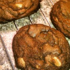A picture of Chocolate Chocolate White Chocolate Chip Cookies.