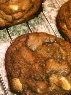 A picture of Chocolate Chocolate White Chocolate Chip Cookies.