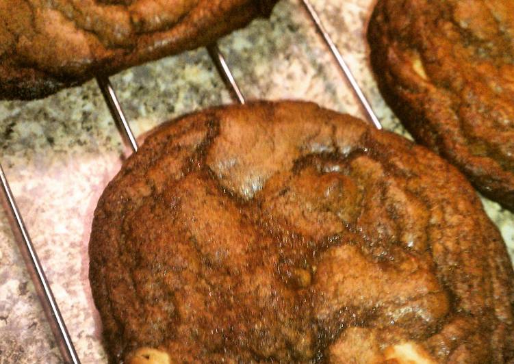 Recipe: Delicious Chocolate Chocolate White Chocolate Chip Cookies