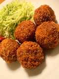 Kabocha Squash & Meat Sauce Croquette
