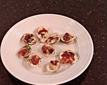 Unique Cuisine Clams Casino Restaurant Style