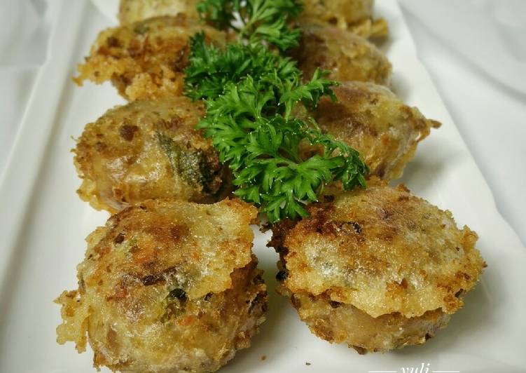 Resep: Perkedel kentang daging renyah super kriyuk yang Renyah