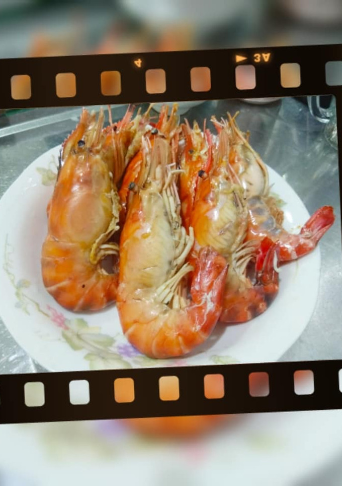 鹽烤泰國蝦 的食譜成品照片