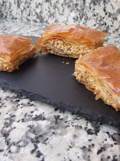 Una foto de Baklava