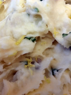 A picture of Lemony-Mint Mashed Potatoes.
