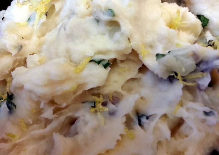 Step-by-Step Guide to Cook Super Quick Lemony-Mint Mashed Potatoes
