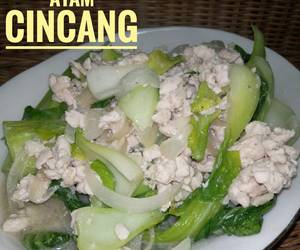 Resep Terbaik Tumis Pokcoy Ayam Cincang Yummy Mantul