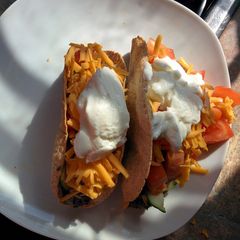 Veggie taco A picture of Veggie taco.