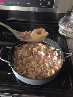 A picture of Creamy Sausage Tomato Tortellini.