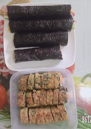 Hình của món Gimbap.