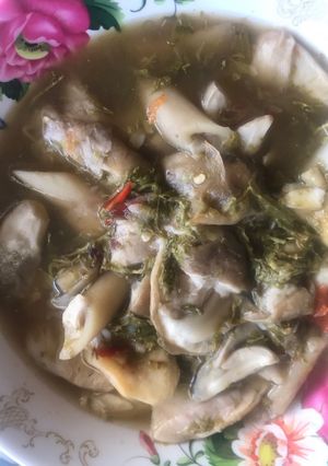 รูปของ แกงเห็ดไข่ห่านไข่เหลืองใส่ยอดมะขาม