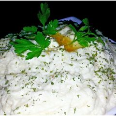 A picture of Mike's Faux Garlic Mashed Potatoes.