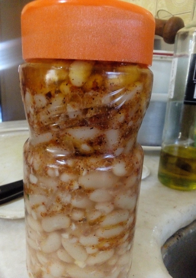 Una foto de Porotos al escabeche