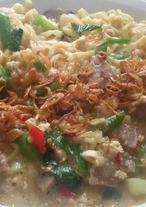 Foto resep Mie Nyemek Spesial
