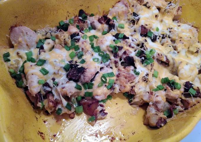 Recipe of Jamie Oliver Loaded Baked Potato &amp; Chicken Casserole