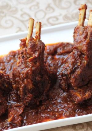 A picture of Mutton Chaap.