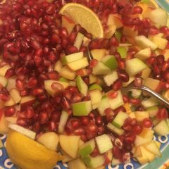 A picture of Apple Pomegranate Power Salad.
