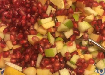 Unique Cuisine Apple Pomegranate Power Salad Delicious Unique Cuisine Apple Pomegranate Power Salad Delicious
