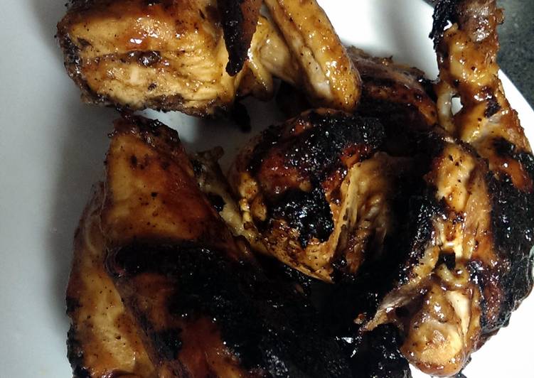 Grilled Lemon Chicken with your favorite barbecue sauce