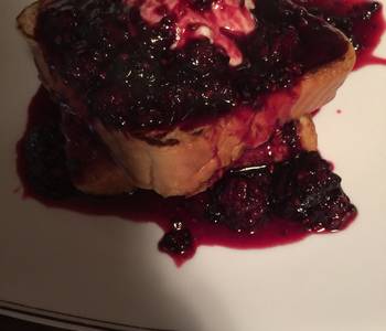 Ultimate Cooking Recipe Vanilla French Toast With Sweet Cream Cheese And Fresh Blackberry Syrup Delicious Nutritious