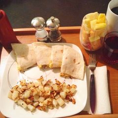 A picture of Sausage Egg And Cheese Breakfast Quesadillas.