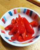 Honey-Marinated Red Bell Peppers