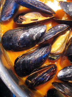A picture of Thai Curry Mussels.