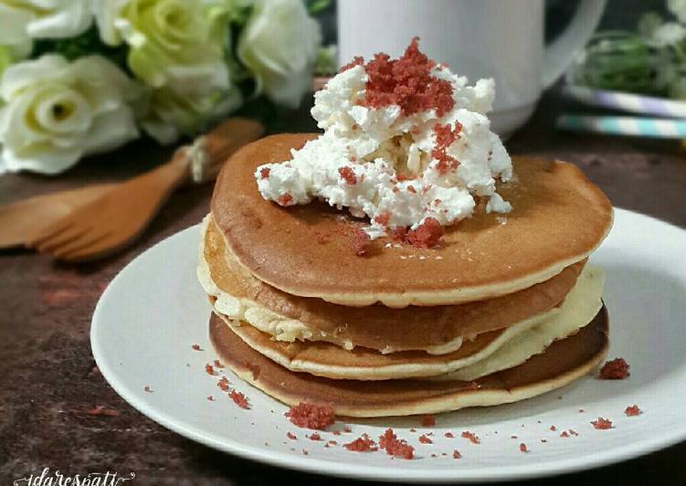 Resep Pancake Tape takaran sedikit, Sempurna