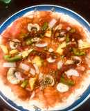 Pizza 🍕 vegana casera