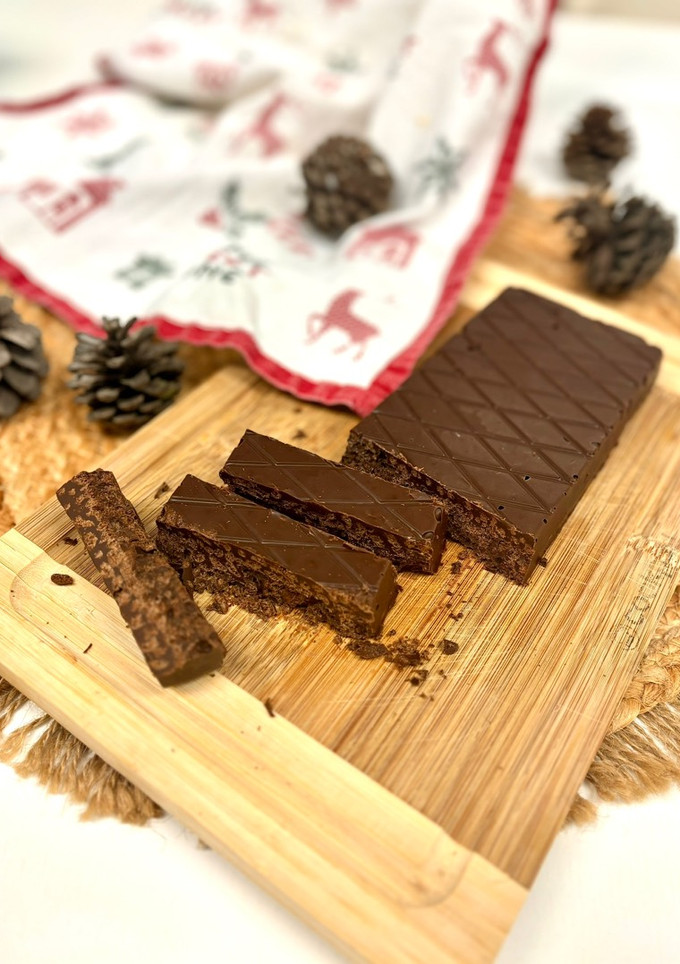 Una foto de Turrón de chocolate estilo Suchard