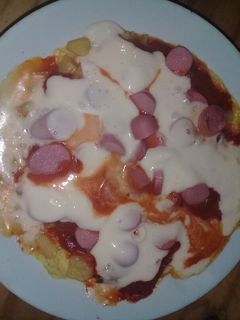 Una foto de Tortilla de papa al microondas