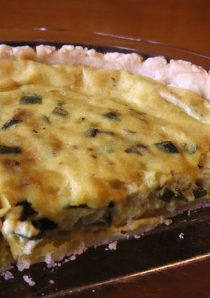 A picture of Egg and Dairy Free Vegan Tofu Quiche.