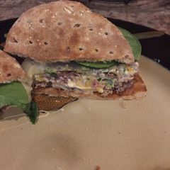 A picture of Jalapeño Cheddar Burgers.