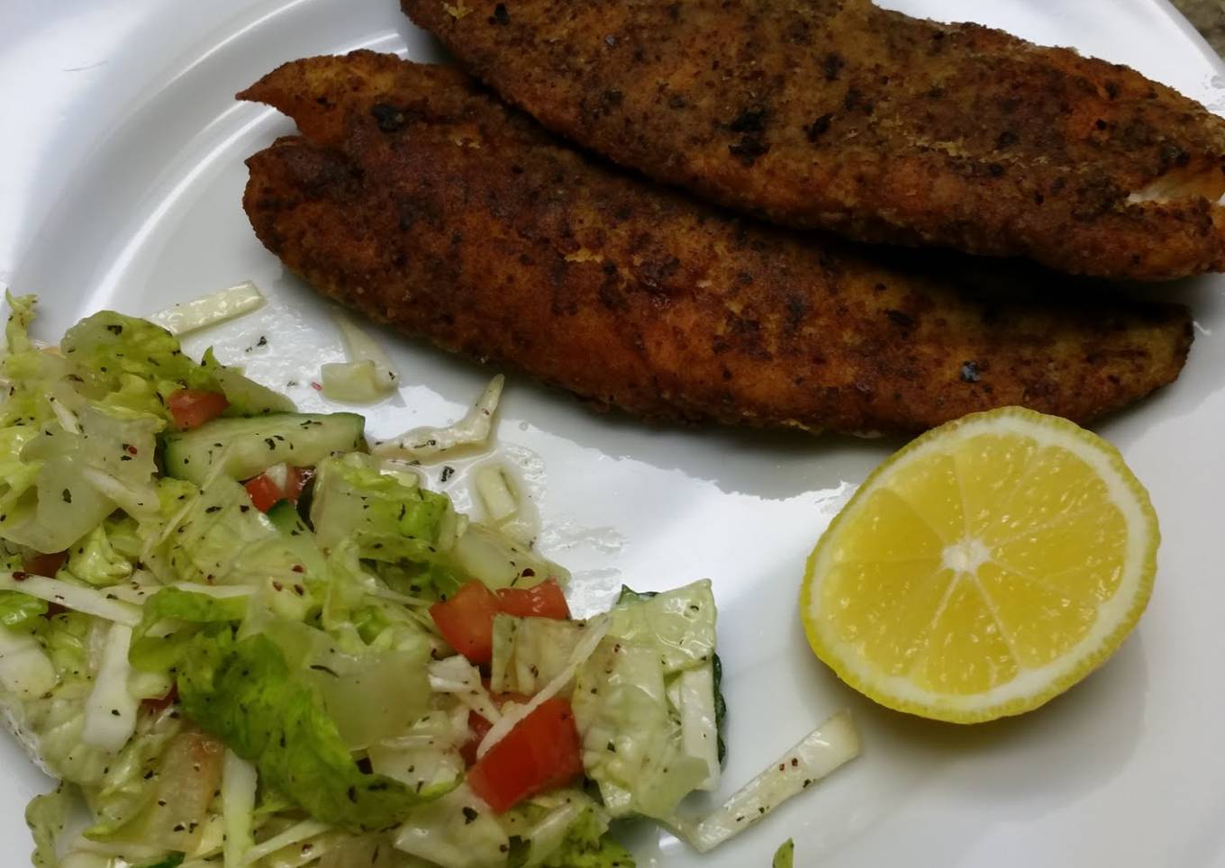 Homemade-style fish fillet