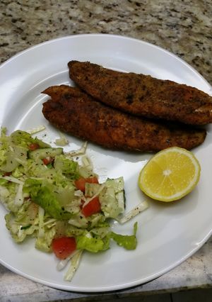 A picture of Homemade-style fish fillet.