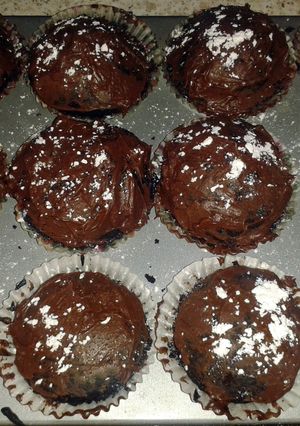 A picture of Egg and dairy free Vegan and Vegetarian chocolate cake/cupcakes.