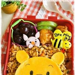 A picture of Winnie the Pooh Bento.