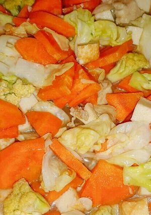 Foto resep Capcay kuah saus tiram