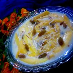 A picture of Mango custard.