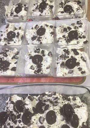 Una foto de Helado de cookies and cream