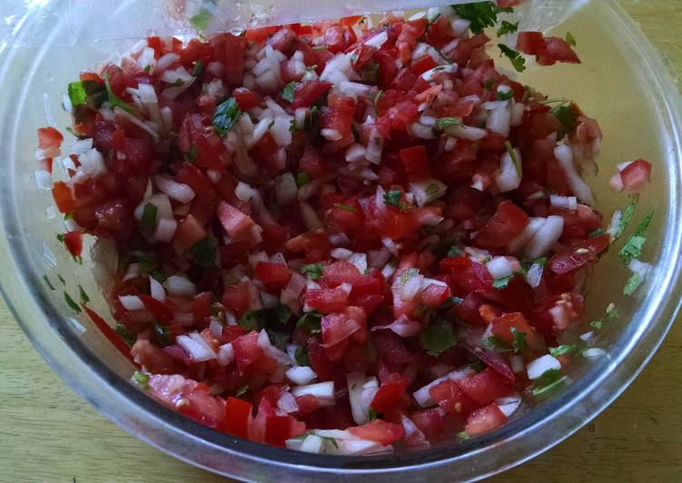 Recipe of Homemade Simple salsa