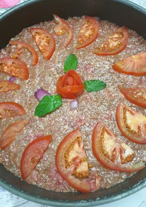 صورة لوصفة لحمة بدبس الرمان 😋