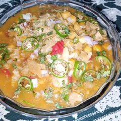 A picture of Fried Cumin Sauce Chaat.