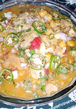A picture of Fried Cumin Sauce Chaat.