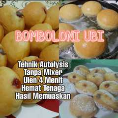 Donat ubi bomboloni tehnik autolysis রেসিপির প্রধান ছবি