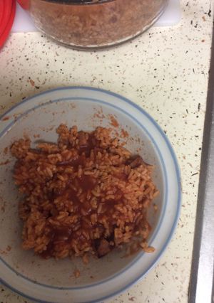 A picture of Spanish Rice.
